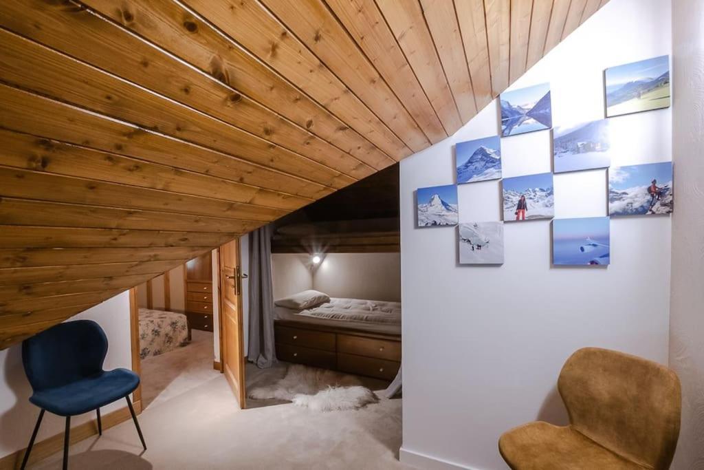 Bel Appartement Entier En Style Chalet A Chamonix Esterno foto